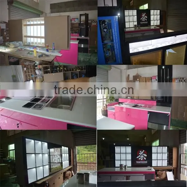 High end 3D design drink kiosk of coffee bar cafe bar counter