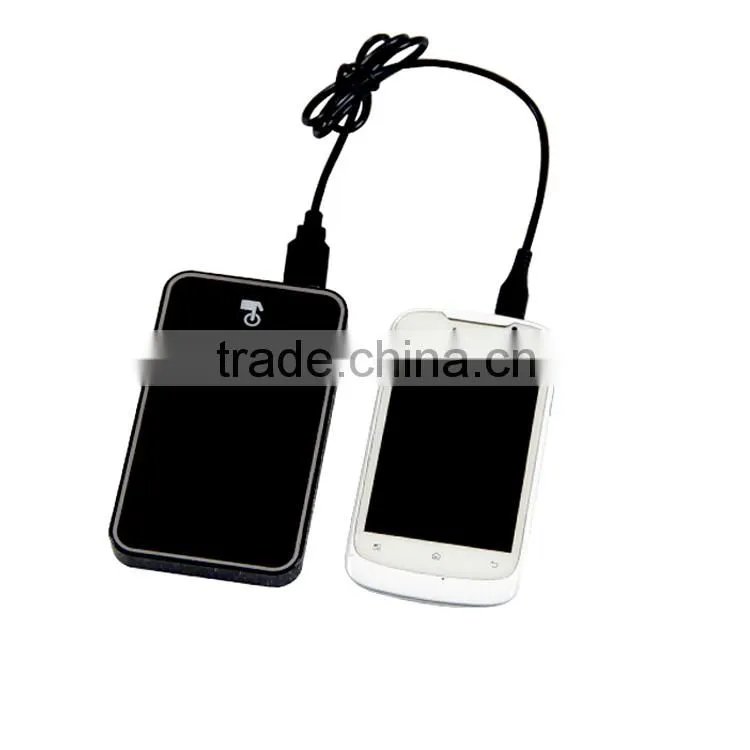 HOT! 6000mAh Touch Portable Power Bank with Dual USB for iPhone and iPad Same Charging
