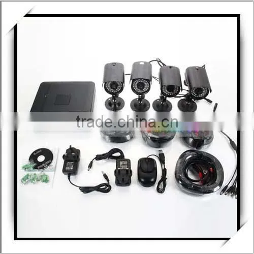 480TVL 4 CH 36 SMD LED Best Sale Long Range Security CCTV Camera System