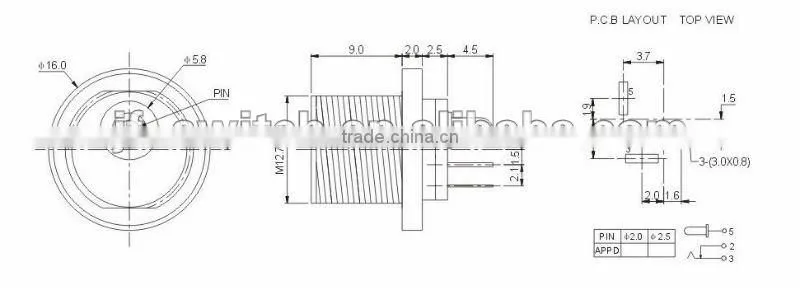 power jack(dc jacks) DC-210