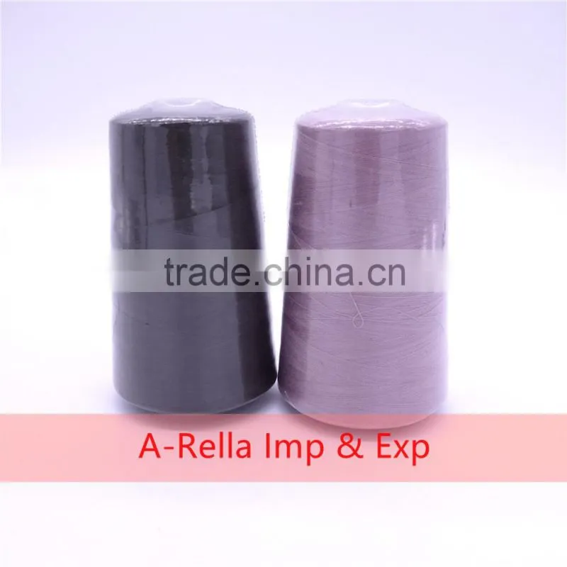 spun polyester sewing thread 5000m/cone dyed 40s/2