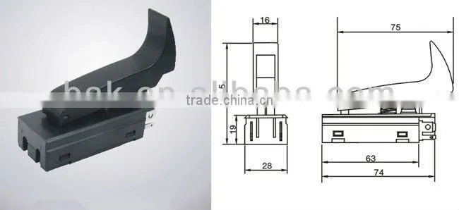 Electric power tools Switch for bosch gbh5-38d,angle grinder switch, rotary hammer switch