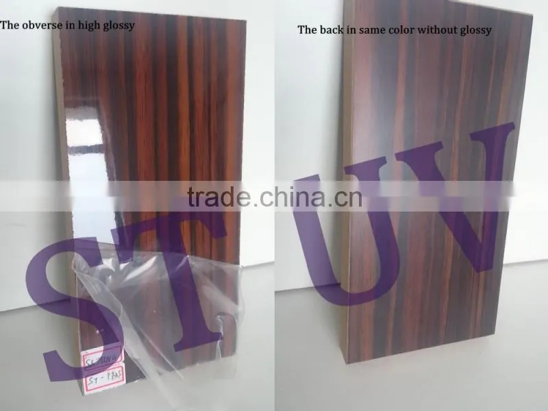 Wood pattern design uv board