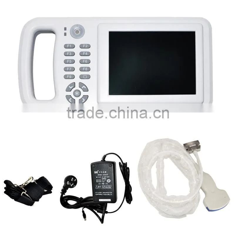 RUS-8000A Handheld veterinary B/W B ultrasound machine with high resolution and USB interface-Shelly