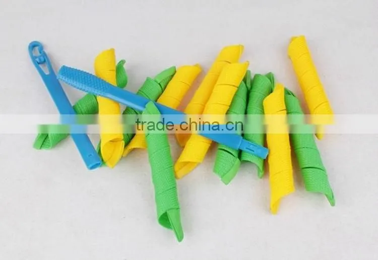 6 pcs nylon hair rollers