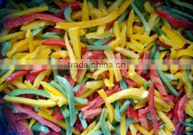 IQF Frozen Peppers Slices Mixed