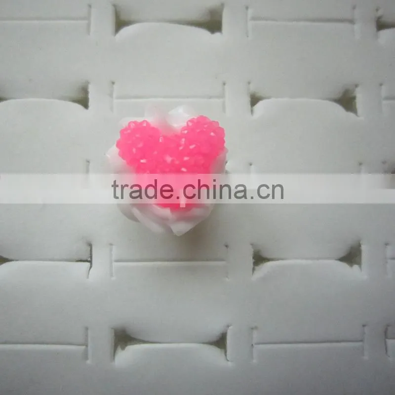 2014 Latest New Design decoration artificial crafts rose shaped Finger Ring for kids