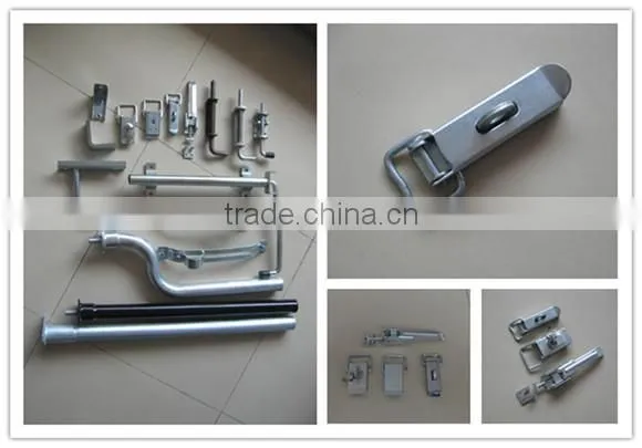 Toggle fastener for padlock zinc finish