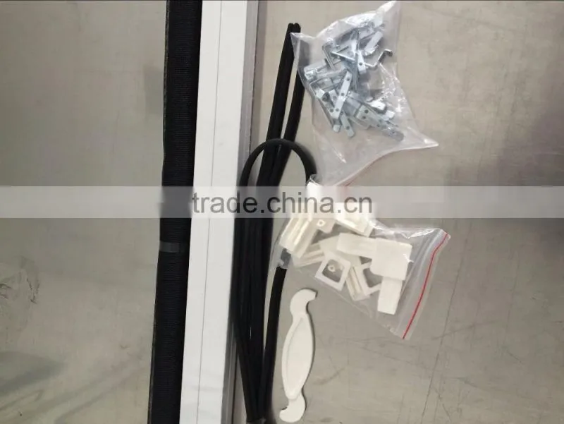 2016 new products DIY aluminum frame fiberglass mesh screen for hinge door