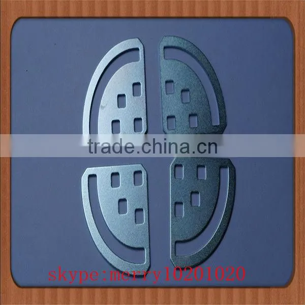 high precision spring steel button clip, v spring clip in china factory ISO9001 passed