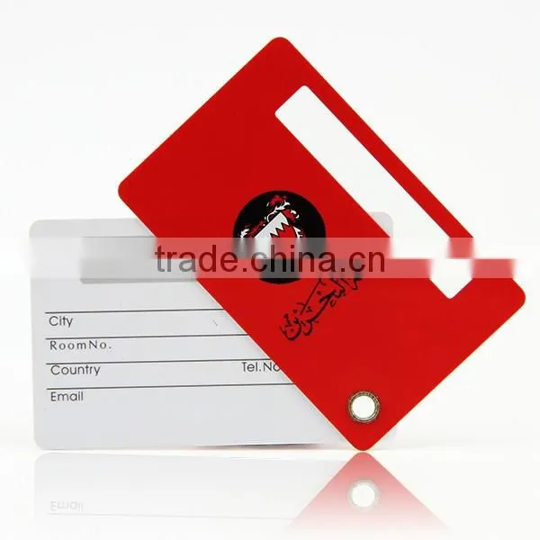 bright color three-dimensional 3d printing pvc luggage tags