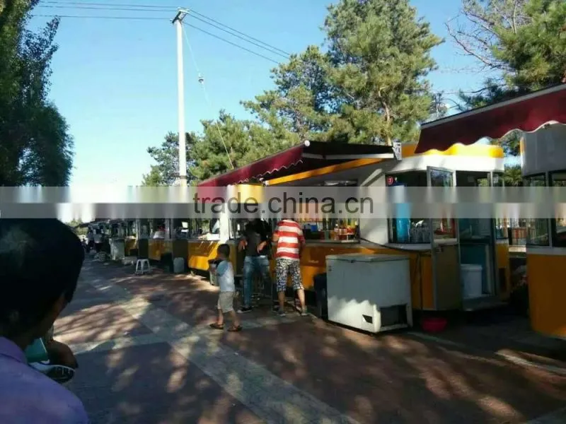 Street Fashion ,Customers favorite Electric Dining Car/mobile food truck for sale