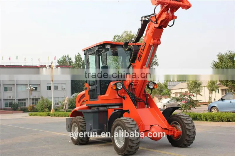 Boom Loader Telescopic Wheel Loader with Quick Coupler, 4.2M reach