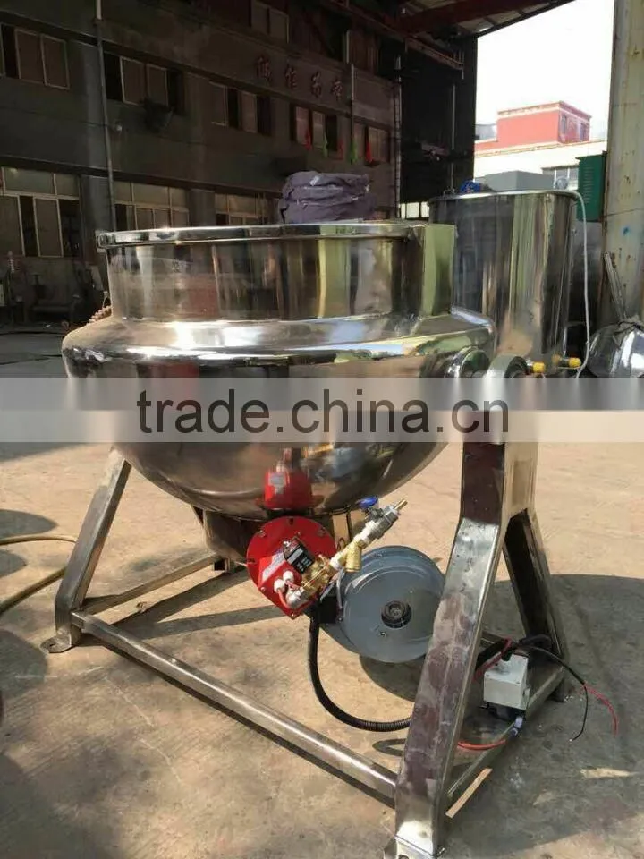 Steam boiler with paddle mixer system