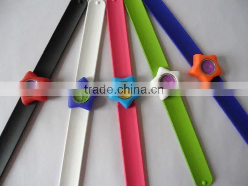 Promotional Kids' Silicone Quartz Slap Watch