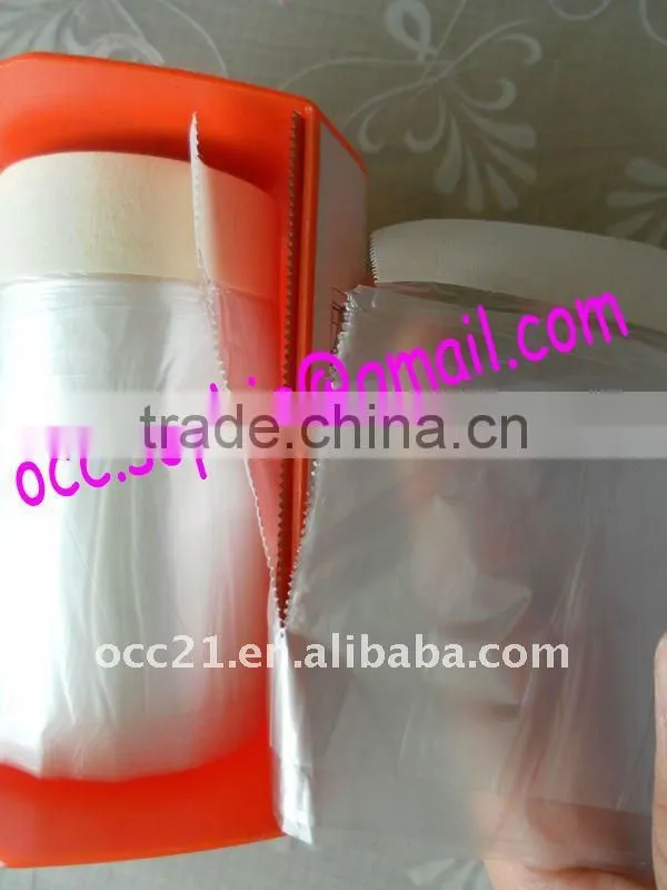 pre-taped plastic drop film