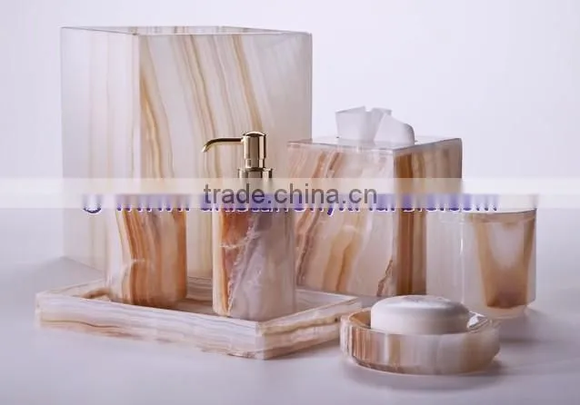 Wholesale EXPORT QUALITY MANUFACTURER AND EXPORTERS ONYX BATHROOM ACCESSORIES COLLECTION