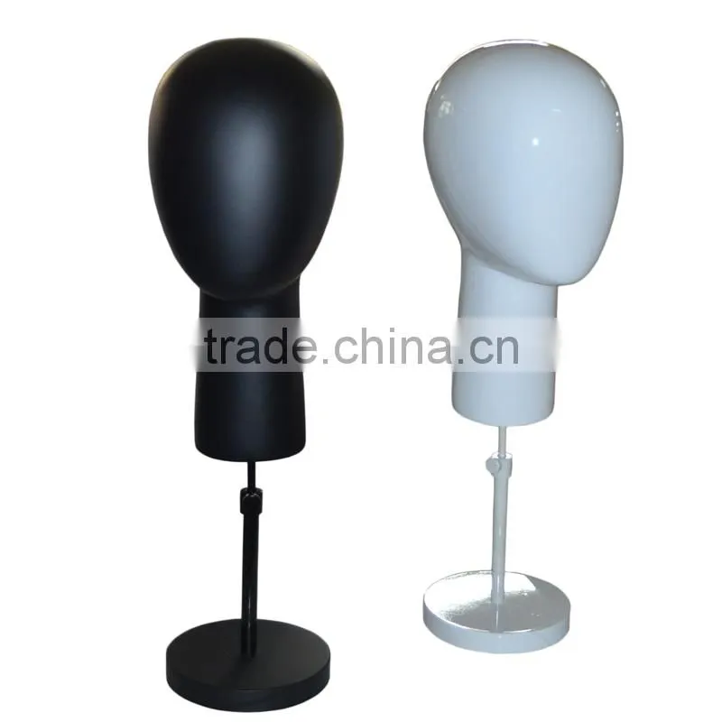 High quality abstract wooden grain mannequin head unisex for hat display
