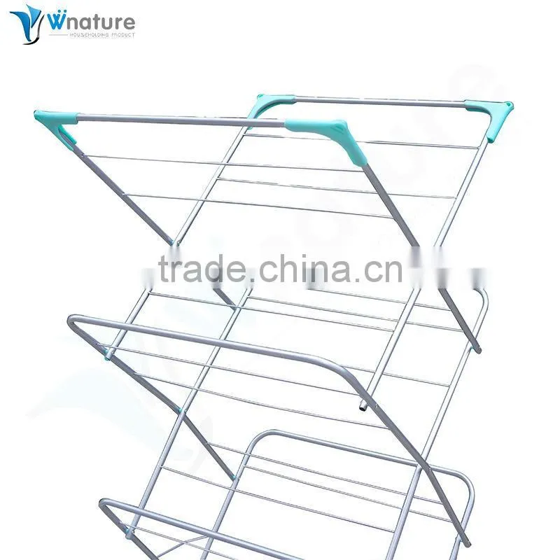 3 Tier Clothes Airer, Indoor and Outdoor Laundry Drying Rack, 14 Meters