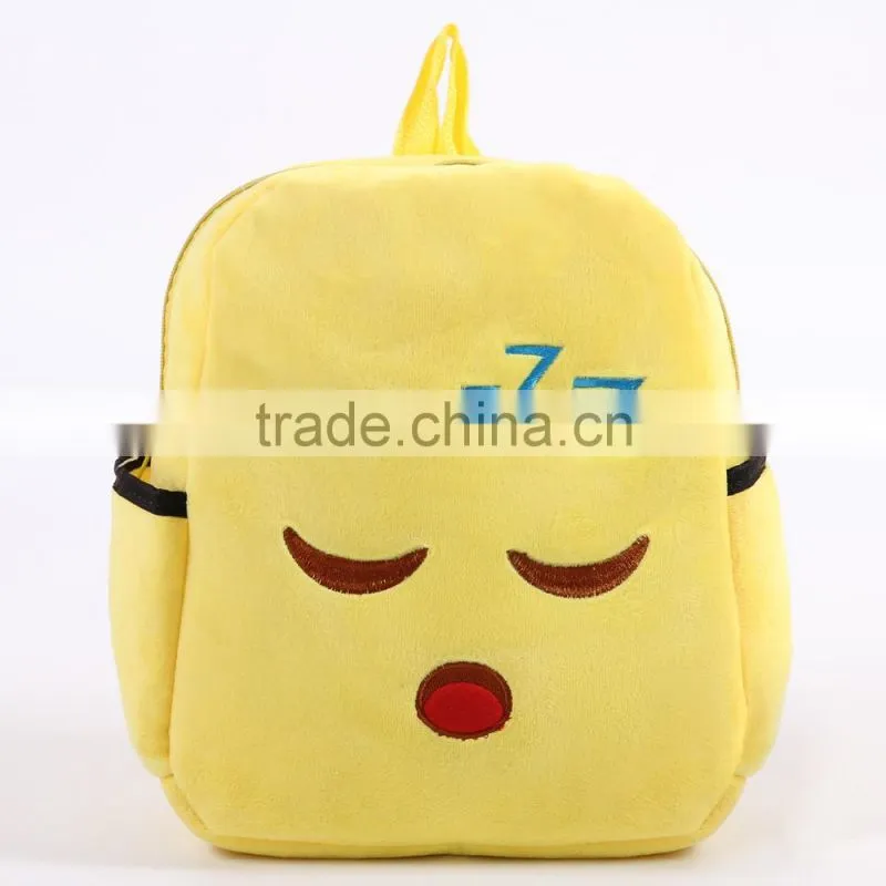 2016 New Design Emoji Plush For School backpack