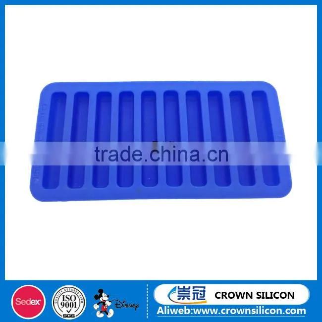Food grade Bar shape silicone ice cube tray