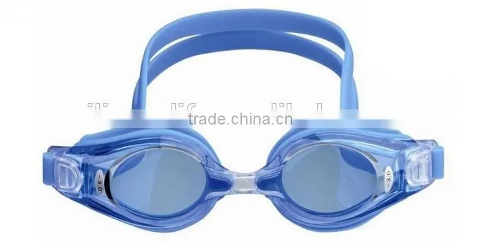 High quality waterproof silicone swimming goggles