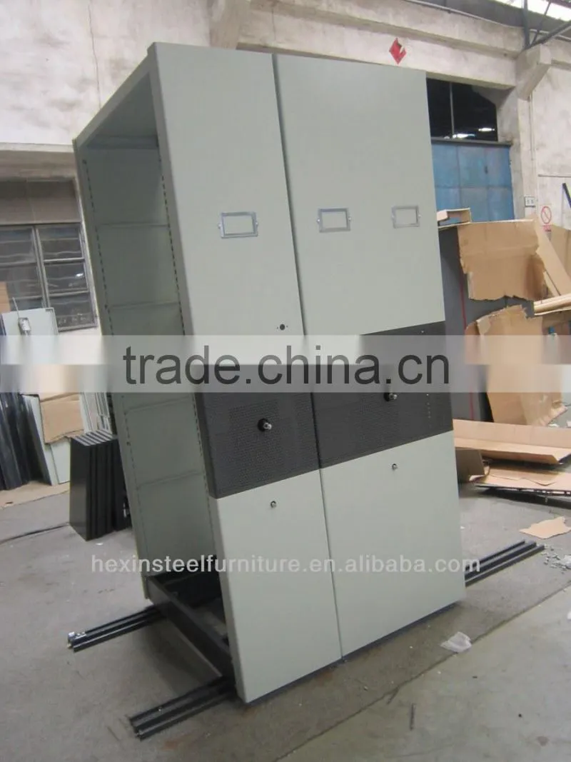 mobile compactor handel push combile compactor mass filing cabinet storage cabinet shelving