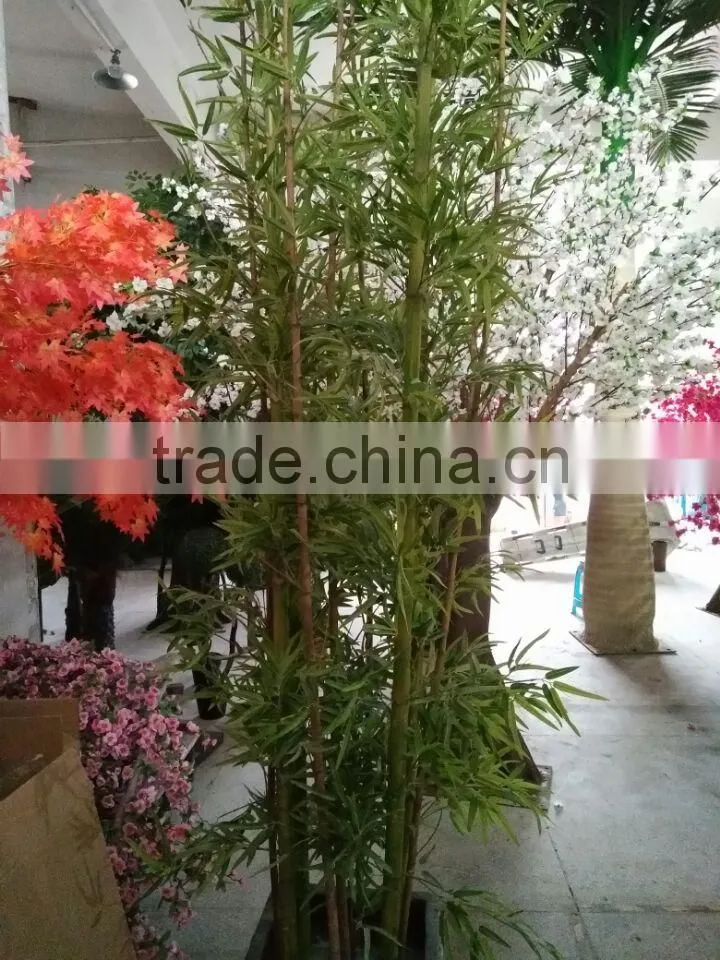 Factory price artificial bamboo wall fence