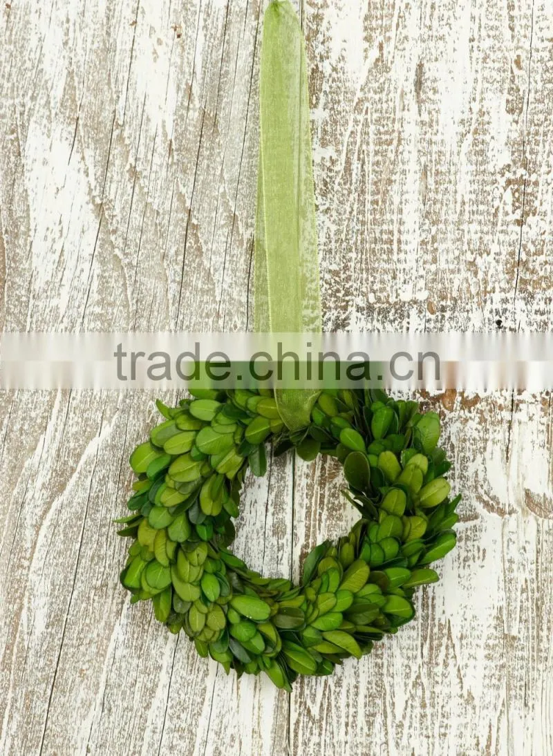 8'' preserved boxwood wreath wholesale