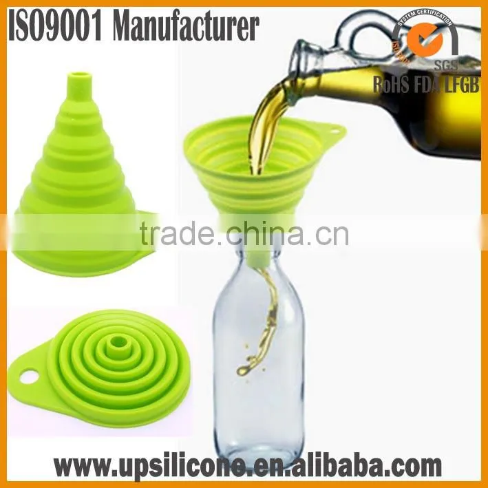 silicone rubber collapsible funnel plastic collapsible funnel collapsible oil funnel
