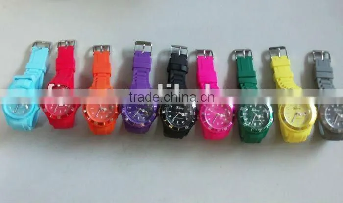 silicon watch for men with Japan movement 2013 wrist watch