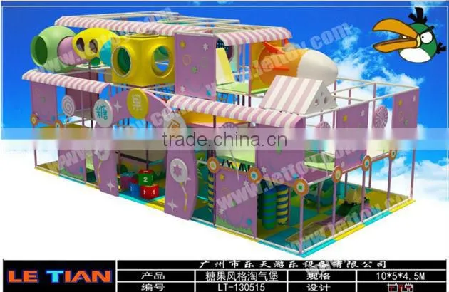 Novel design large scale indoor kids naughty castle LT-0066A