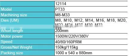 china bar threader machine/cutting machine
