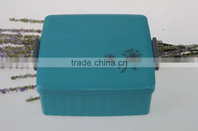 2017 New Design Cheap Customized LOGO Plastic Food Lunch Box