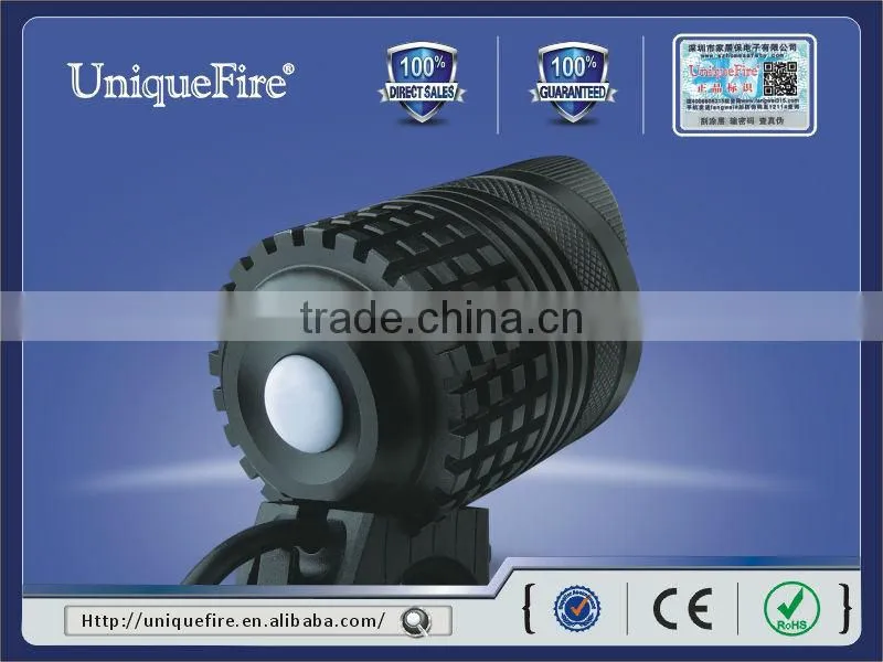 Uniquefire hunting automotive power rechargeable bicycle headlight