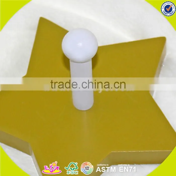 wholesale bird shape kids wooden wall coat hook high quality children wooden wall hook W09B019