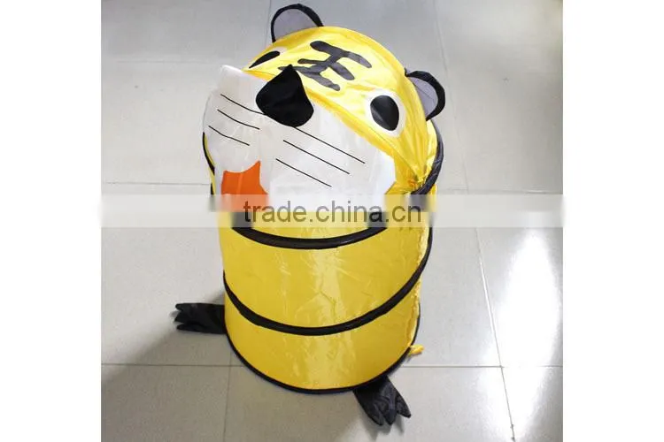 Tiger kid's Pop Up Folding Storage Toy Box /Laundry Basket