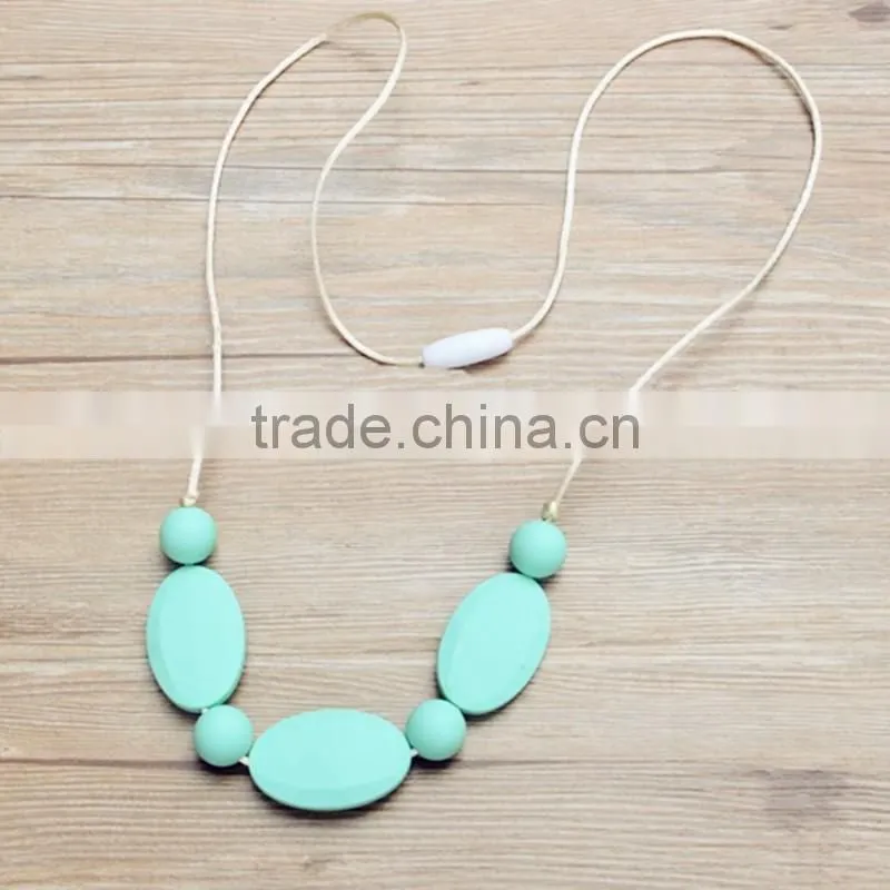 Safe jewelry Teething Necklace for mom and baby Teether Baby gift