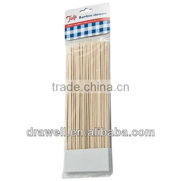 BS-1025 100Pcs 10" bamboo skewers