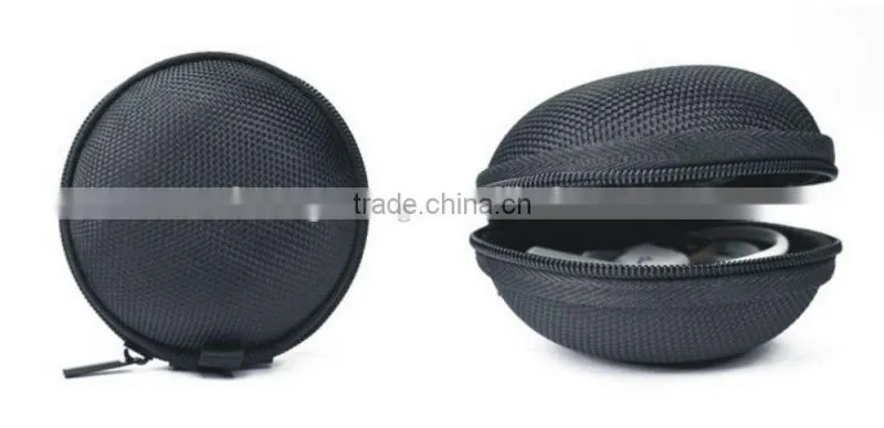 custom fashionable round protection EVA earphone mini bag, case gift(Z-EV-004)