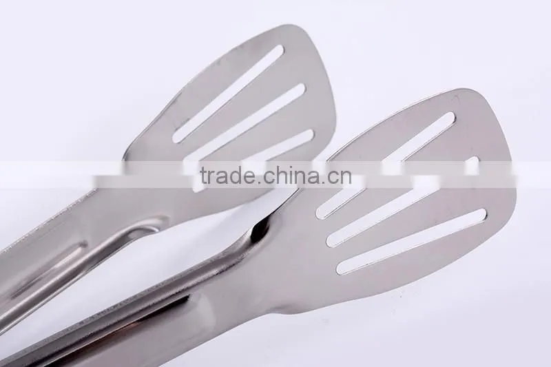 AFY25 High quality 9 inches kitchen utensils stainless steel food tong