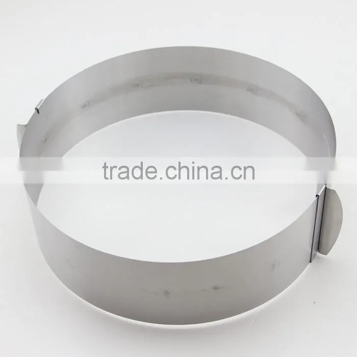 Adjustable Setting Ring Stainless Steel Bakeware Mousse Cake Baking Mold
