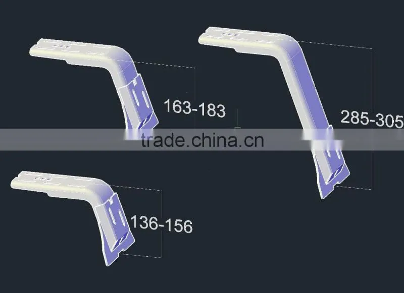 Half Frame Car Roof Rack Cargo Carrier Gutter Mount