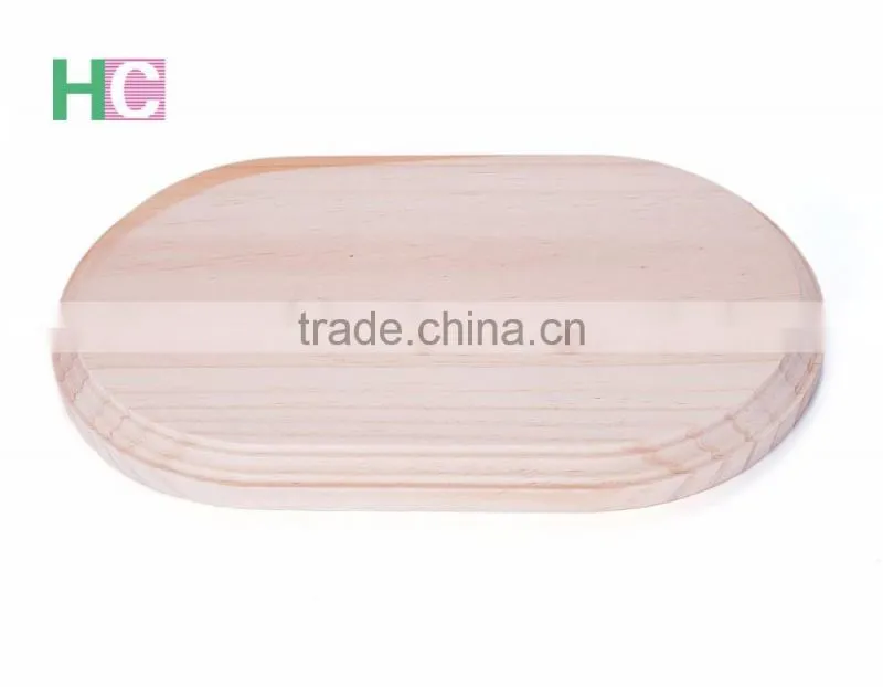 2016 Handcraft Unfinished Oval Wooden Serving Plate