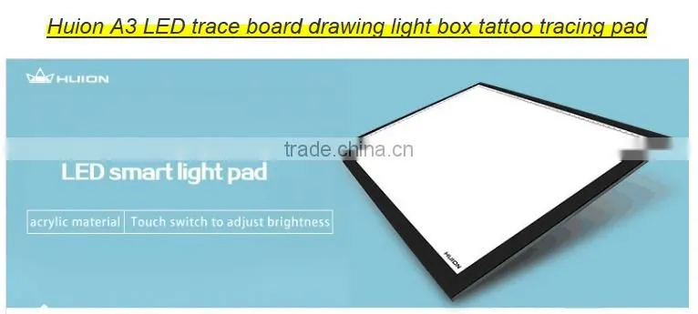 Hot Sale!Huion A3 stable function a3 sized arcylic panel led light pad