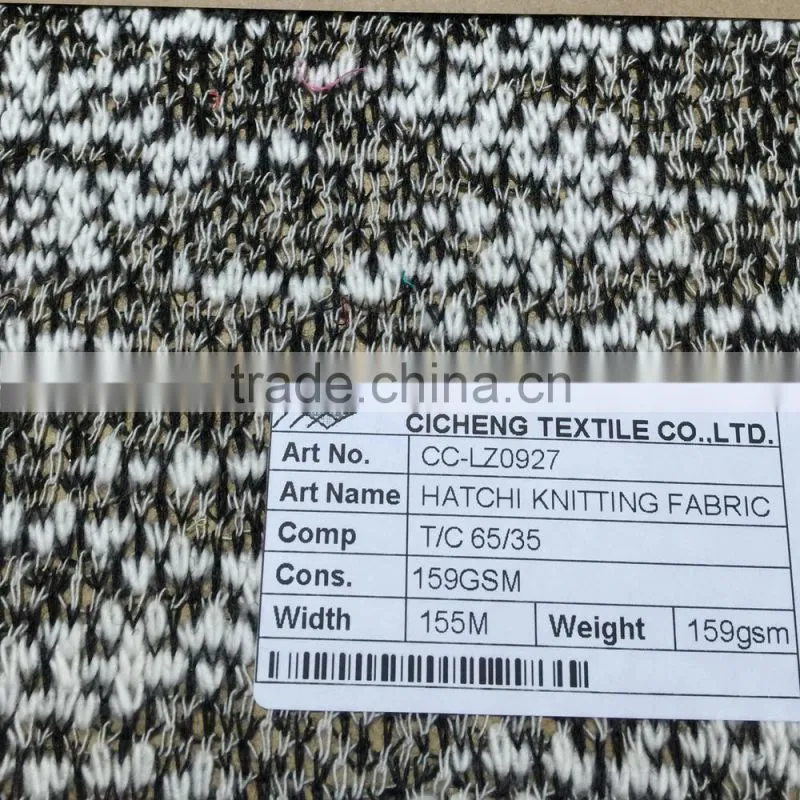 2015 professional supplier from shaoxing china hachi knitted fabric