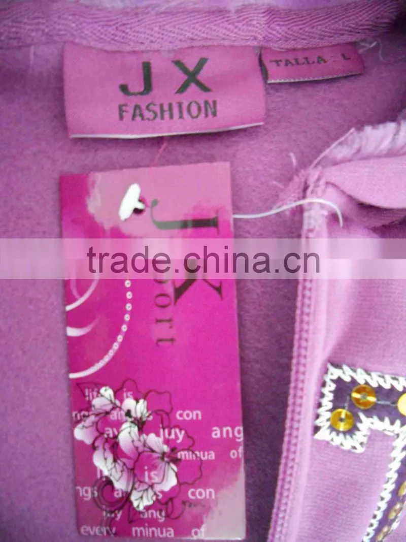 Ladies fleece tracksuit ready goods