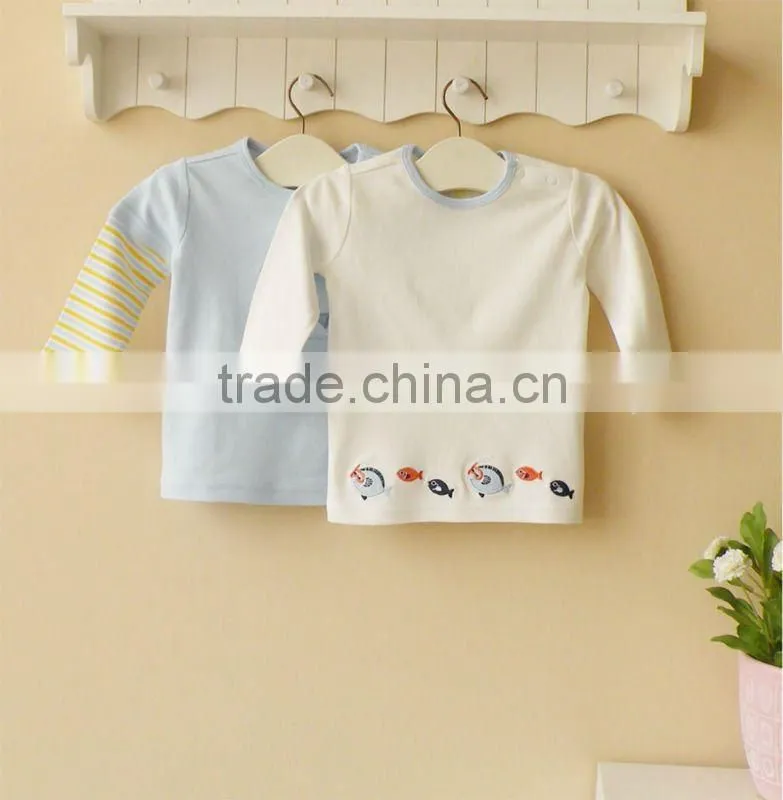 mom and bab 2013 Spring baby clothing 100% cotton long t shirt
