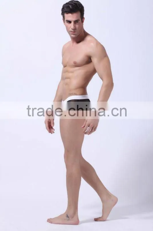 2012sexy color matching boxer brief for men ,high quality and transparent boxer brief