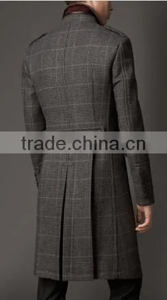 2014 Latest Style Formal Occasion Slim Fit Mens Cashmere Britsh Hot style Men Coat